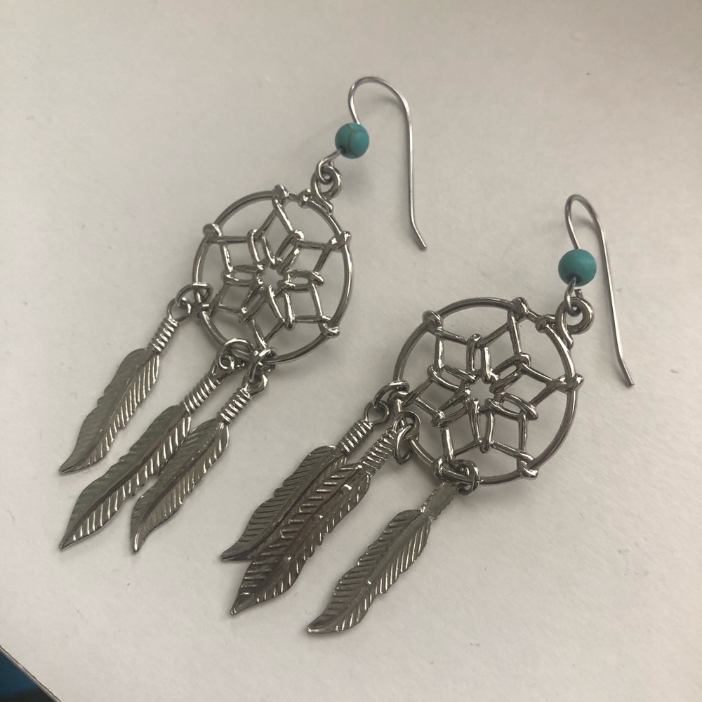 Dream catcher earrings